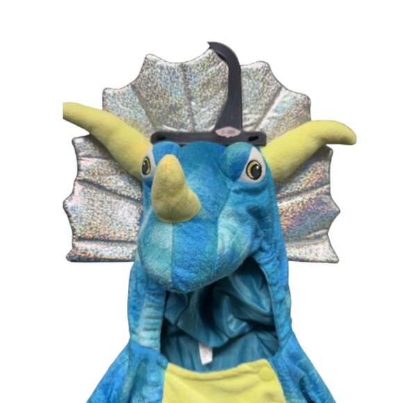 Target Hyde & Eek! Infant Triceratops Dinosaur Costume Blue 0-6 Months Halloween - Picture 4 of 6